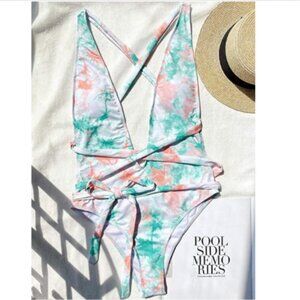 Women's Sexy Bathing Suits Criss Cross Tie Knot